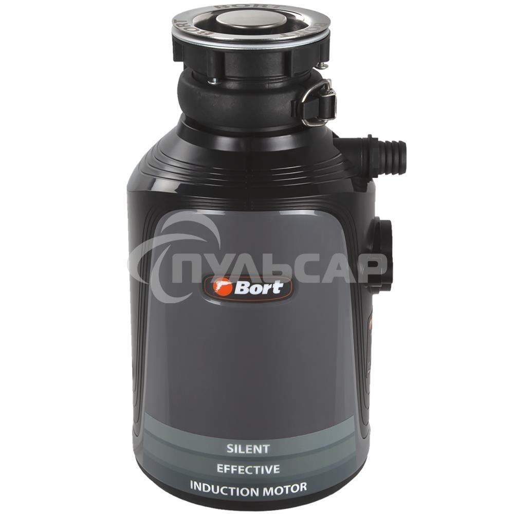 Измельчитель пищевых отходов Bort Alligator Plus, 750 Вт., объем 1 450 мл., пневмовыключатель