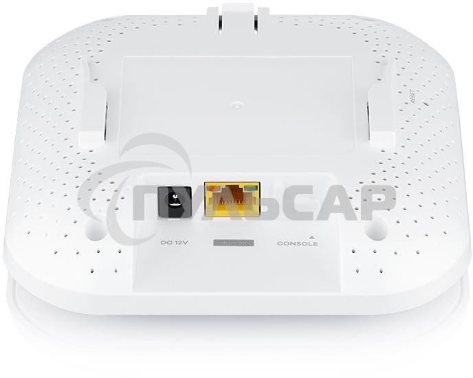 Гибридная точка доступа Zyxel NebulaFlex NWA50AX, WiFi 6, 802.11a/b/g/n/ac/ax (2,4 и 5 ГГц), MU-MIMO, антенны 2x2, до 575+1200 Мбит/с, 1xLAN GE, PoE, без поддержки Captive portal и WPA-Enterprise, защ