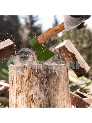 Топор кованный, в сборе, 600/850 г, деревянное топорище, 400 мм, Б1 Сибртех