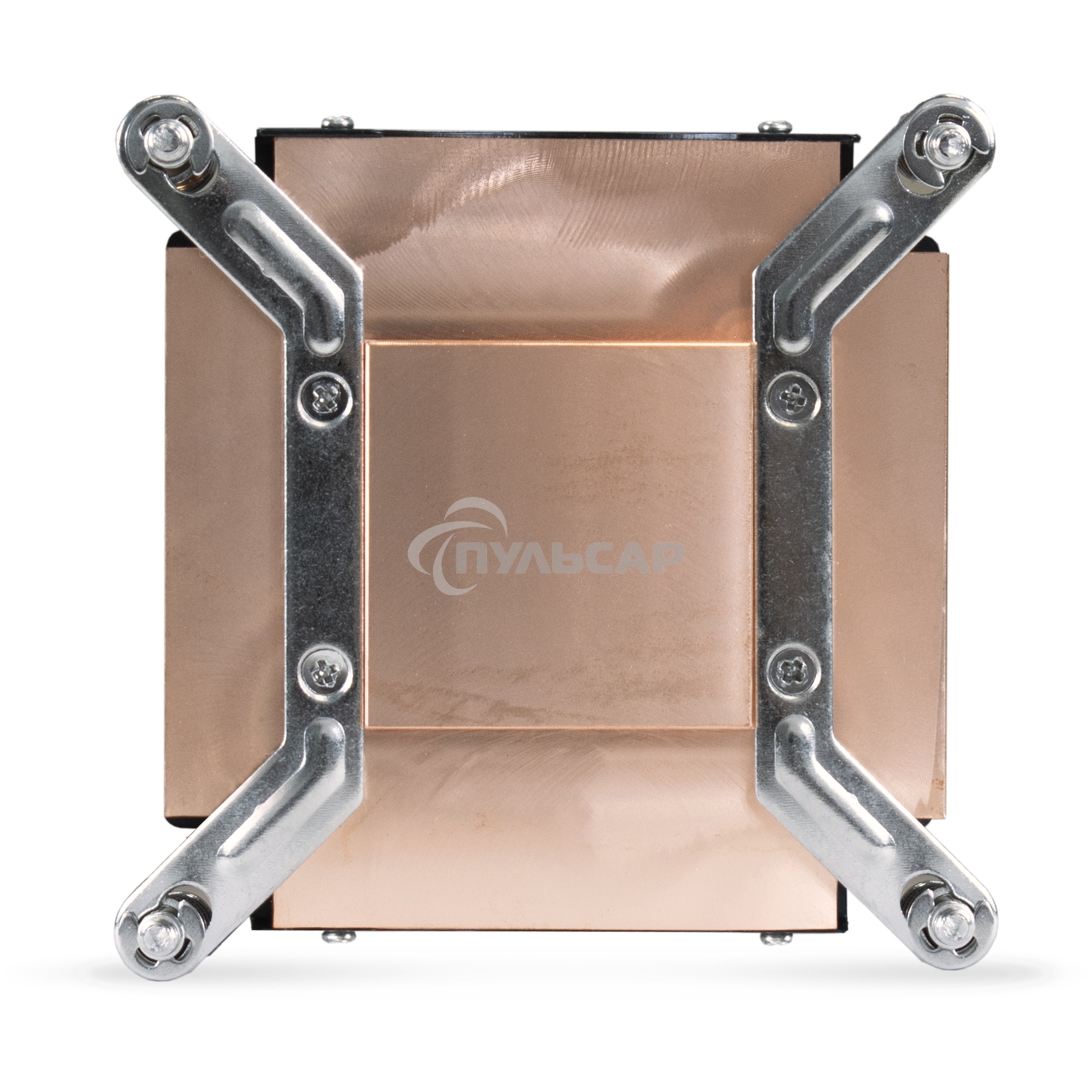 Кулер для процессора ExeGate ESNK-0049.PWM.1U.115x.Cu бронзовый, 75 мм, медь, 5000 об/мин, 54 дБ, 4 pin, 115 Вт, 30 мм