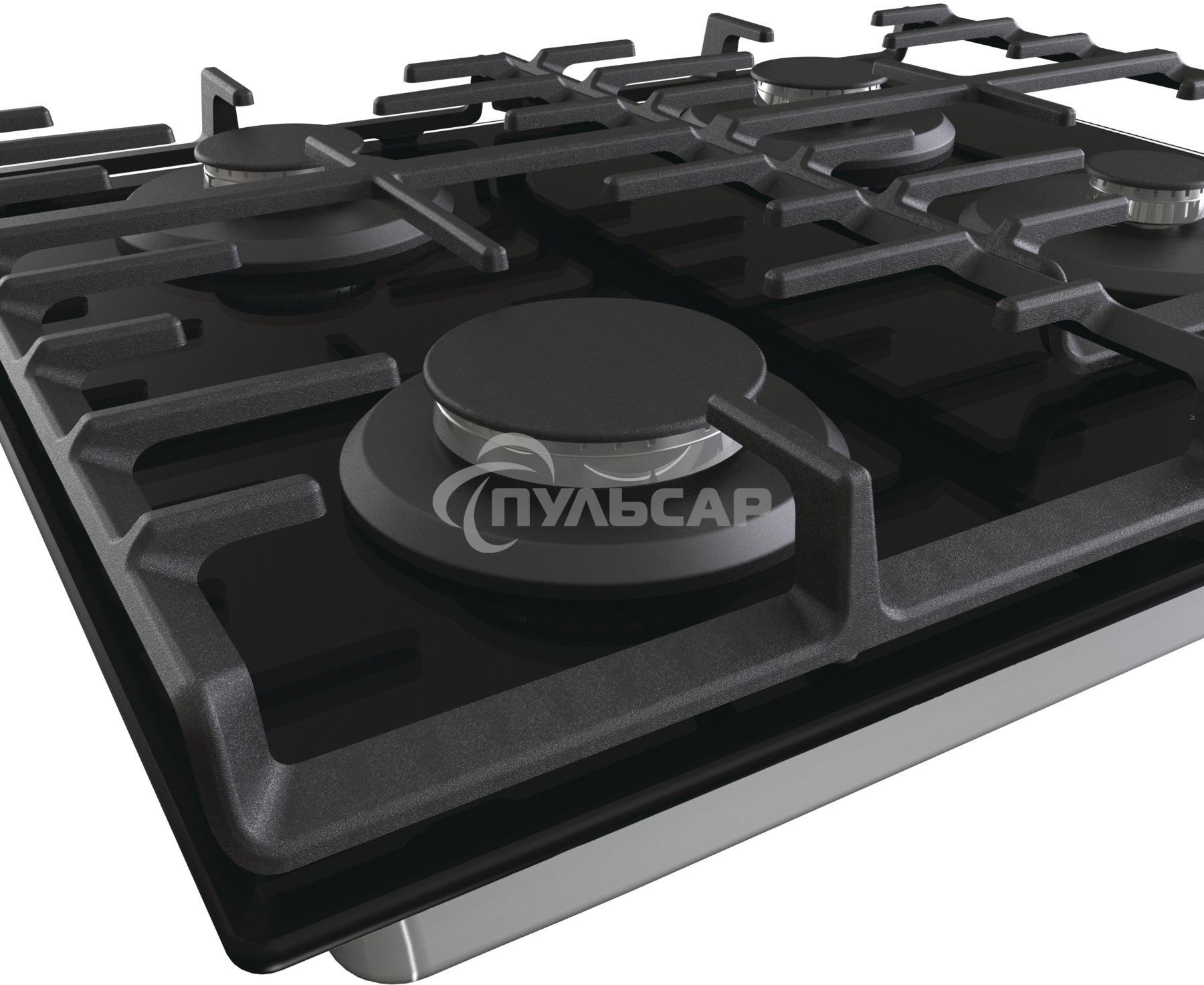 Газовая варочная панель Gorenje на закаленном стекле, Габаритные размеры (шхвхг): 60 × 13.6 × 52 см Газ-контроль