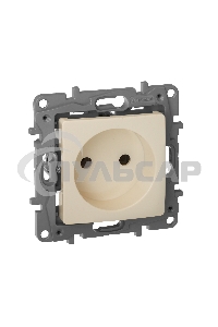Розетка 2К винты, сл. кость ETIKA 