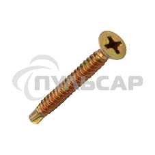 Саморез оконный KRANZ сверло, 3.9х38, желтый цинк, короб (500 шт./уп.)