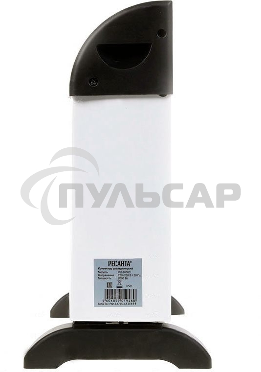 Конвектор Ресанта ОК-2000С белый, 2000 Вт, 25 м2, термостат