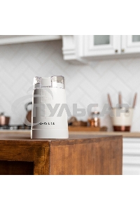 Кофемолка электрическая Galaxy Line GL 0909, белый, роторная, 200 Вт, вместимость контейнера 45 г