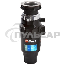 Измельчитель пищевых отходов Bort MASTER ECO (91275752) Число ступеней измельчения 2 ; Система шумоизоляции Да ; Мощность 390 Вт; Объем камеры 1000 мл; Материал камеры Металл ; Система защиты от перегрузки и заклинивания; Скорость холостого хода 2600 об/м