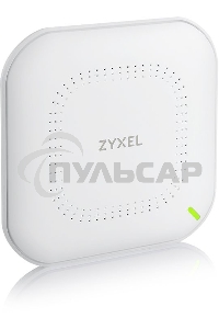 Гибридная точка доступа Zyxel NebulaFlex NWA50AX, WiFi 6, 802.11a/b/g/n/ac/ax (2,4 и 5 ГГц), MU-MIMO, антенны 2x2, до 575+1200 Мбит/с, 1xLAN GE, PoE, без поддержки Captive portal и WPA-Enterprise, защ