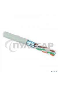 Кабель ExeGate FTP 4 пары кат.5e медь, 24AWG, экран, бухта 305м, серый, PVC