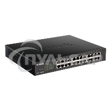 Настраиваемый L2 коммутатор D-Link DGS-1100-24PV2/A3A c 24 портами 10/100/1000Base-T (12 портов РоЕ 802.3af/at, PoE-бюджет 100 Вт)