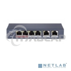 Коммутатор HiWatch DS-S604P неуправляемый