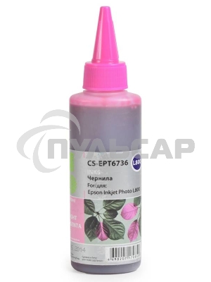 Чернила Cactus CS-EPT6736 светло-пурпурный (100мл) Epson L800
