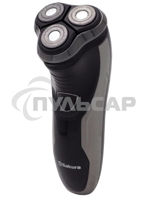 Электробритва Sakura SA-5409BK 3гол триммер влаж.бритье