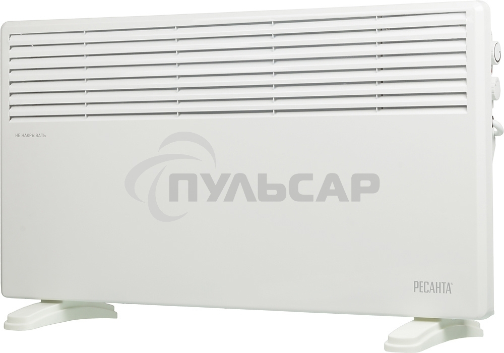 Конвектор Ресанта ОК-2000СН белый, 2000 Вт, 20 м2, термостат