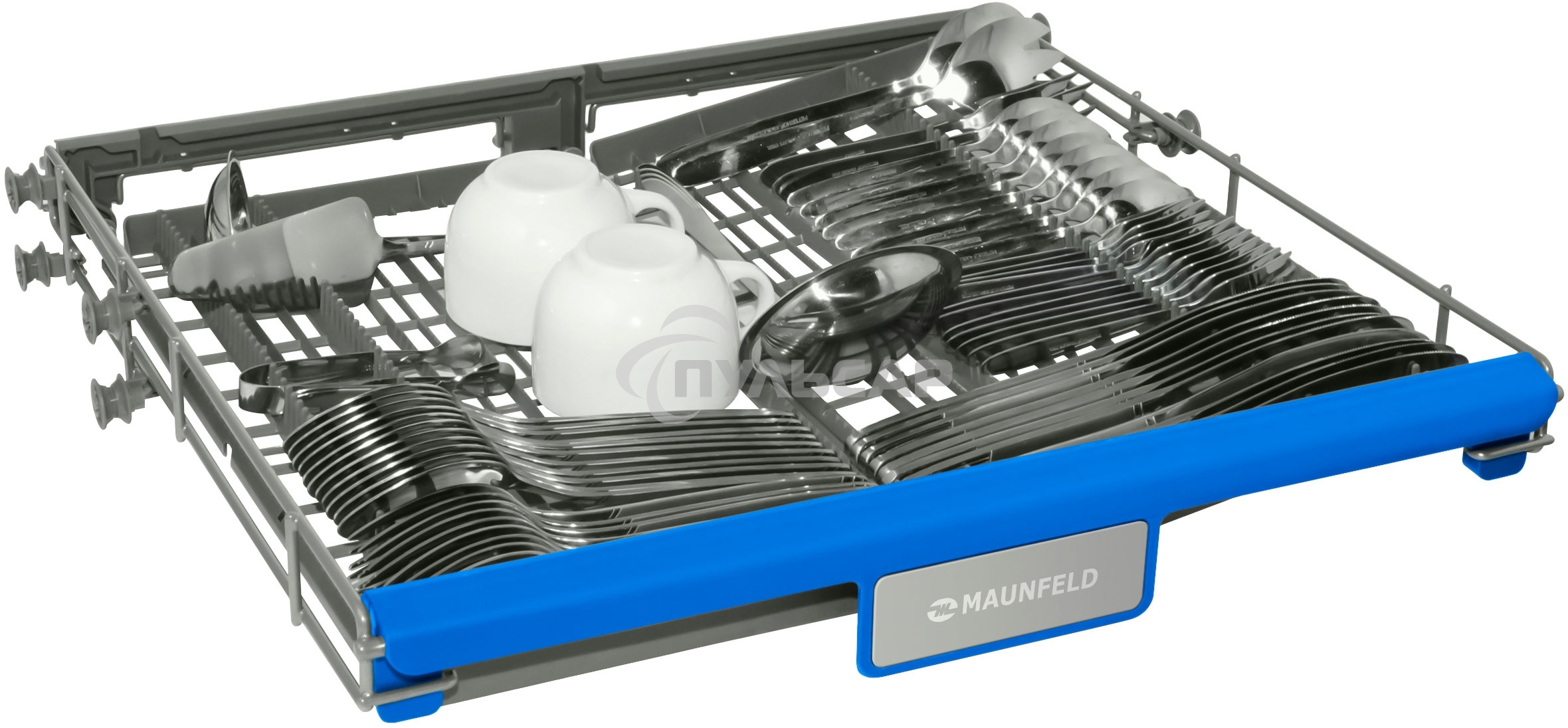 Встраиваемая посудомоечная машина Maunfeld MLP-12IM, черный, 59.8 см, 14 компл., 44 дБ, класс A++