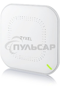 Гибридная точка доступа Zyxel NebulaFlex NWA50AX, WiFi 6, 802.11a/b/g/n/ac/ax (2,4 и 5 ГГц), MU-MIMO, антенны 2x2, до 575+1200 Мбит/с, 1xLAN GE, PoE, без поддержки Captive portal и WPA-Enterprise, защ