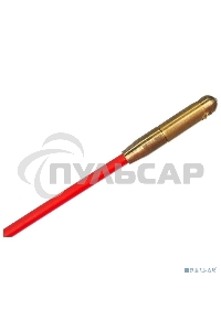 Протяжка кабельная (мини УЗК в бухте), стеклопруток, d=3,5мм, 15м КРАСНАЯ (47-1015)