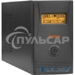 Источник бесперебойного питания ExeGate EP285476RUS Power Smart ULB-850.LCD.AVR.C13.RJ.USB 850VA/480W, LCD, AVR, 4*IEC-C13, RJ45/11, USB, черный