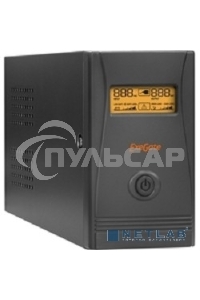 Источник бесперебойного питания ExeGate EP285476RUS Power Smart ULB-850.LCD.AVR.C13.RJ.USB 850VA/480W, LCD, AVR, 4*IEC-C13, RJ45/11, USB, черный