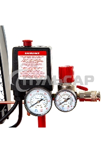 Компрессор воздушный рем. привод КР2500/80, 2,5 кВт, 80 литров, 420 л/мин МТХ