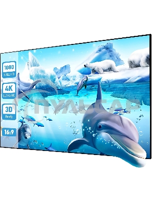 Экран на раме Cactus 127x224см Alr Expert CS-PSALRE-224X127-WM 16:9 настенный натяжной черный