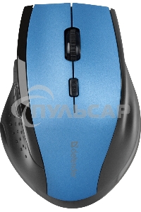Мышь беспроводная Defender Accura MM-365 синий, 1600 dpi, радиоканал, USB, кнопки - 6