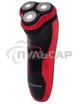 Электробритва Sakura SA-5409R 3гол триммер влаж.бритье