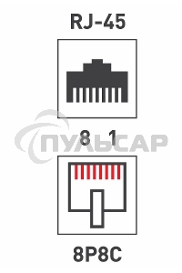 Разъем RJ-45 Rexant (8P8C) под витую пару, FTP, кат.5e