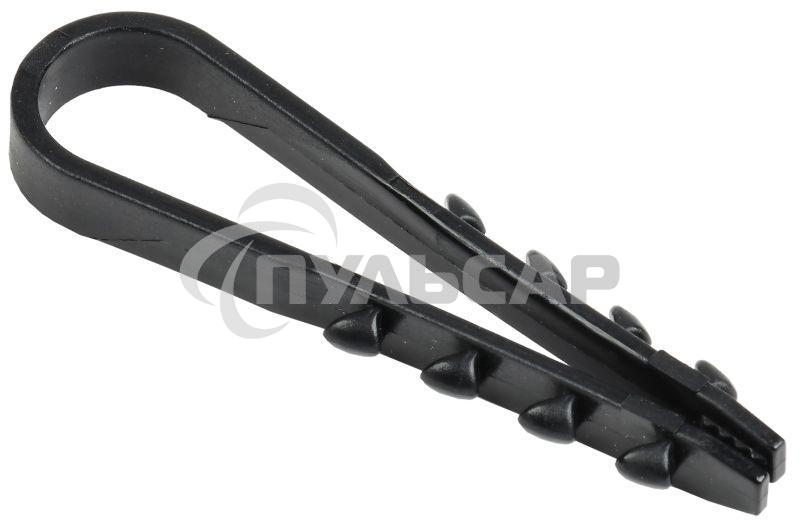 Дюбель-хомут 5-10мм d=5мм для круглого кабеля нейлон черный (уп.100шт) ИЭК UHH36-5-10-100