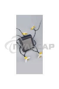 Каскад Lamper Янтарные Пчелы LED 10 м с выносной солнечной панелью 2 м и аккумулятором, IP65, теплое белое свечение