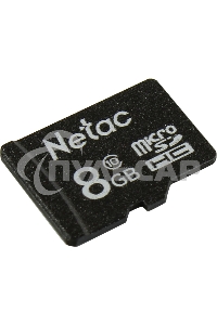 Флеш карта microSDHC 8Gb Netac P500 <NT02P500STN-008G-S> (без SD адаптера) 80Mb/s