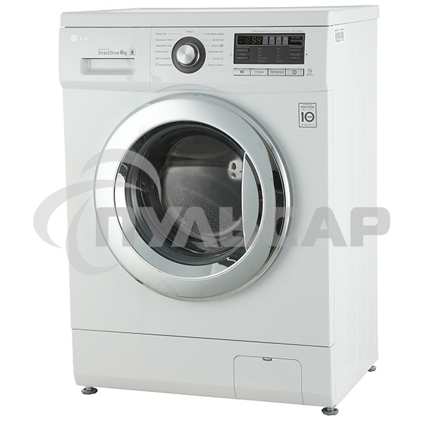 Стиральная машина LG F1096ND3 белая, загрузка фронтальная 6кг, 1000 об/мин., класс: A