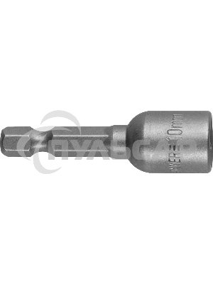 Головка STAYER PROFI Нат-драйвер 26390-10магнитная E 1/4'' длина 48 мм 10мм 1шт