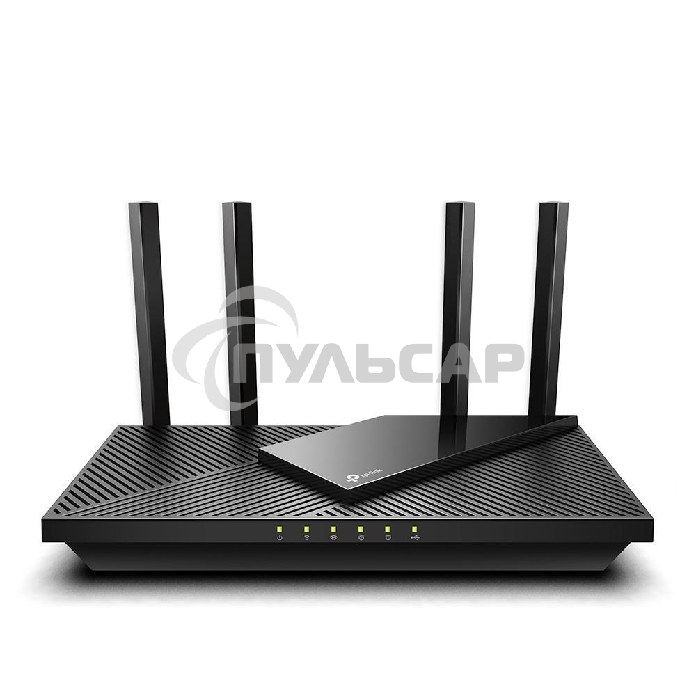 Роутер беспроводной TP-Link Archer AX55 AX3000 10/100/1000BASE-TX черный