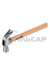 Молоток-гвоздодер SPARTA 104205450г боек 27мм деревянная рукоятка