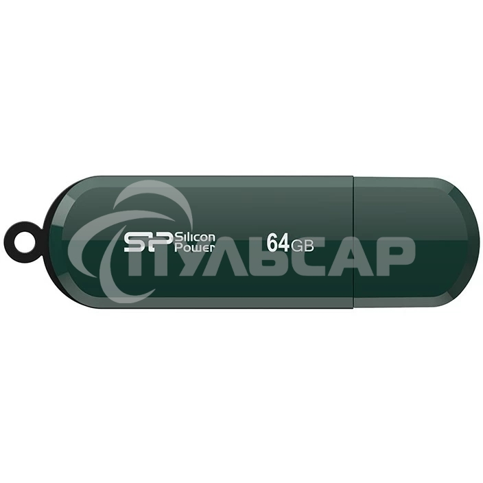 Флешка USB 64 Gb Silicon Power Lux Mini 320, USB 2.0, Green