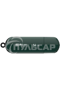 Флешка USB 64 Gb Silicon Power Lux Mini 320, USB 2.0, Green