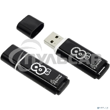 Флешка USB Smartbuy USB 8 Gb Glossy series черный SB8 GbGS-K
