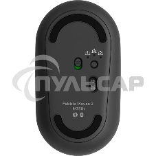 Мышь беспроводная Logitech Pebble 2 M350S графитовый, 4000 dpi, Bluetooth, кнопки - 3