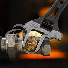 Ключ разводной, 200 мм, CrV, кованый Denzel