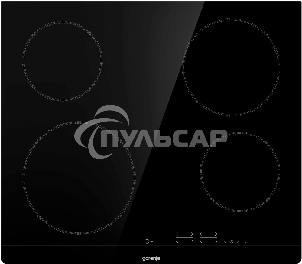 Электрическая варочная панель Gorenje ECT641BSCE Hi-Light, независимая, черный