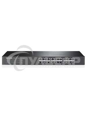 Сетевой коммутатор TP-Link SMB TL-SF1024 Коммутатор 24-port 10/100M Switch, 1U 19-inch rack-mountable steel case