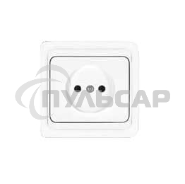 Розетка 1-м СП Валери 16А IP20 бел. Universal В0022