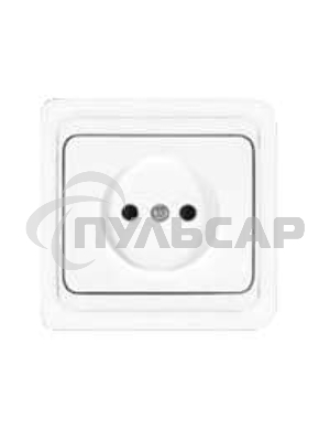 Розетка 1-м СП Валери 16А IP20 бел. Universal В0022