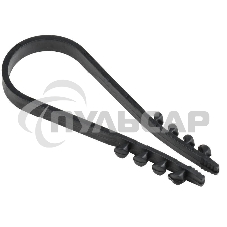 Дюбель хомут Iek UHH36-19-25-100 19-25мм нейлон черный (100шт) ИЭК