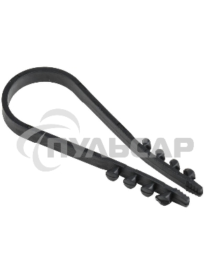 Дюбель хомут Iek UHH36-19-25-100 19-25мм нейлон черный (100шт) ИЭК