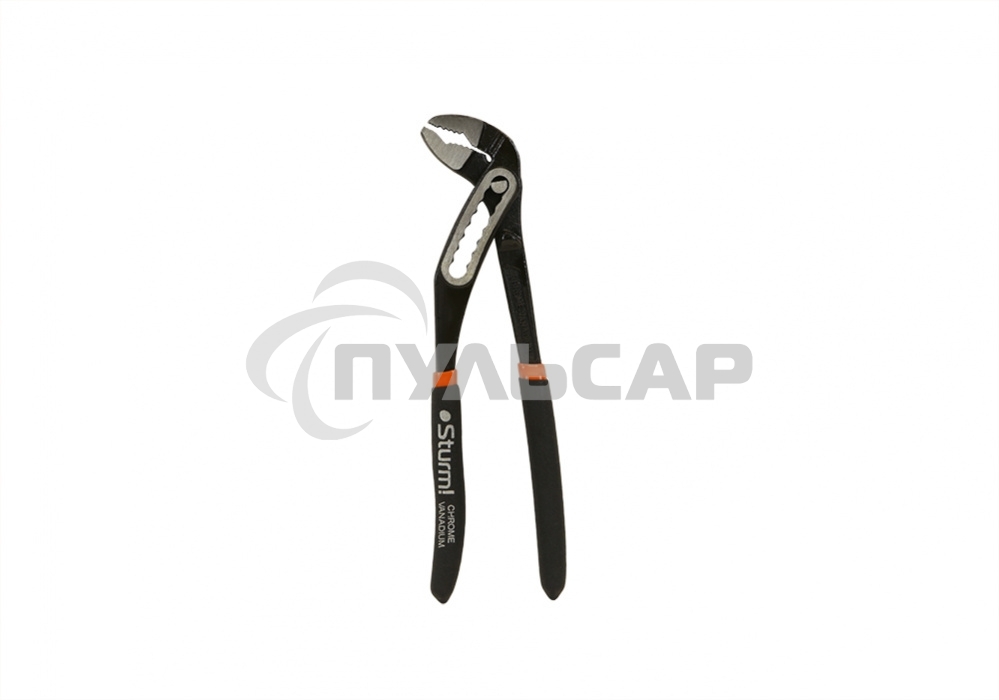 Клещи Sturm! 1020-06-A180 переставные 180мм,CrV, коробчатый шарнир, раскрытие губок 40мм(>54%)