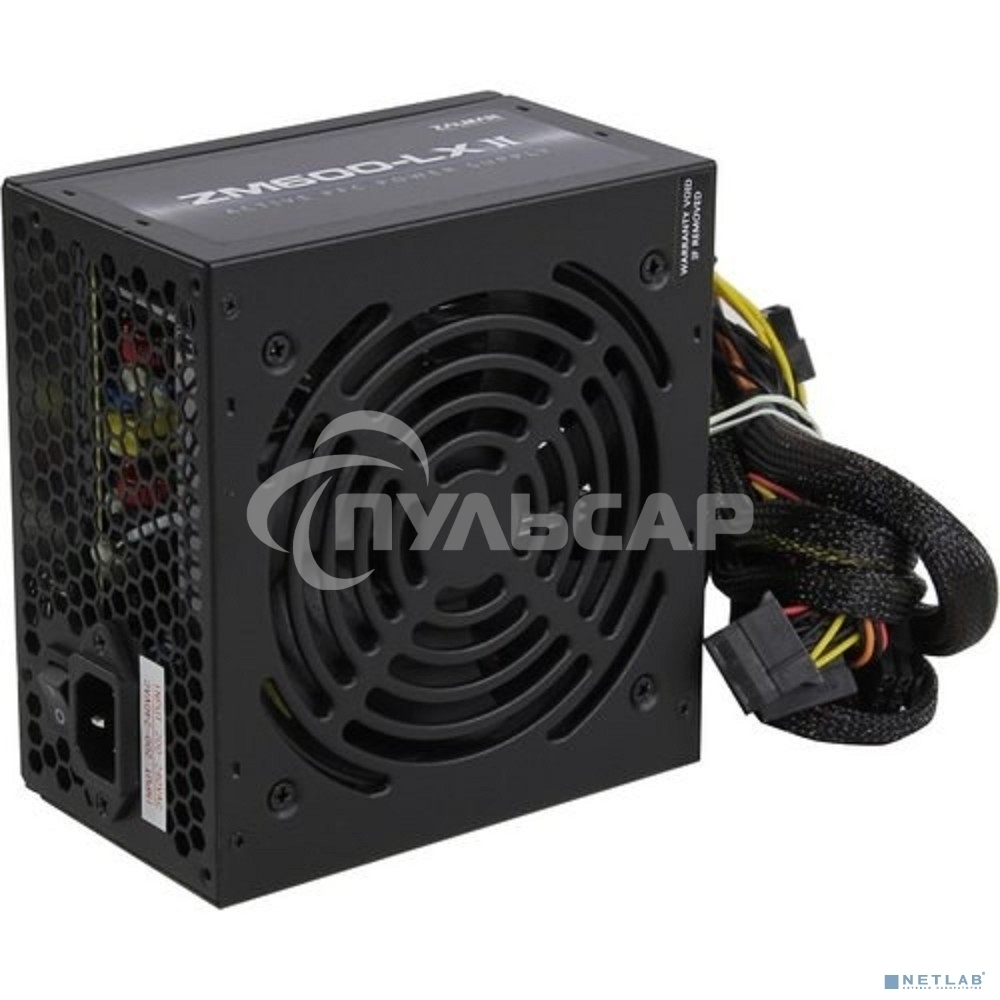 Блок питания Zalman ZM600-LXII RTL, 600Вт, 120мм, черный
