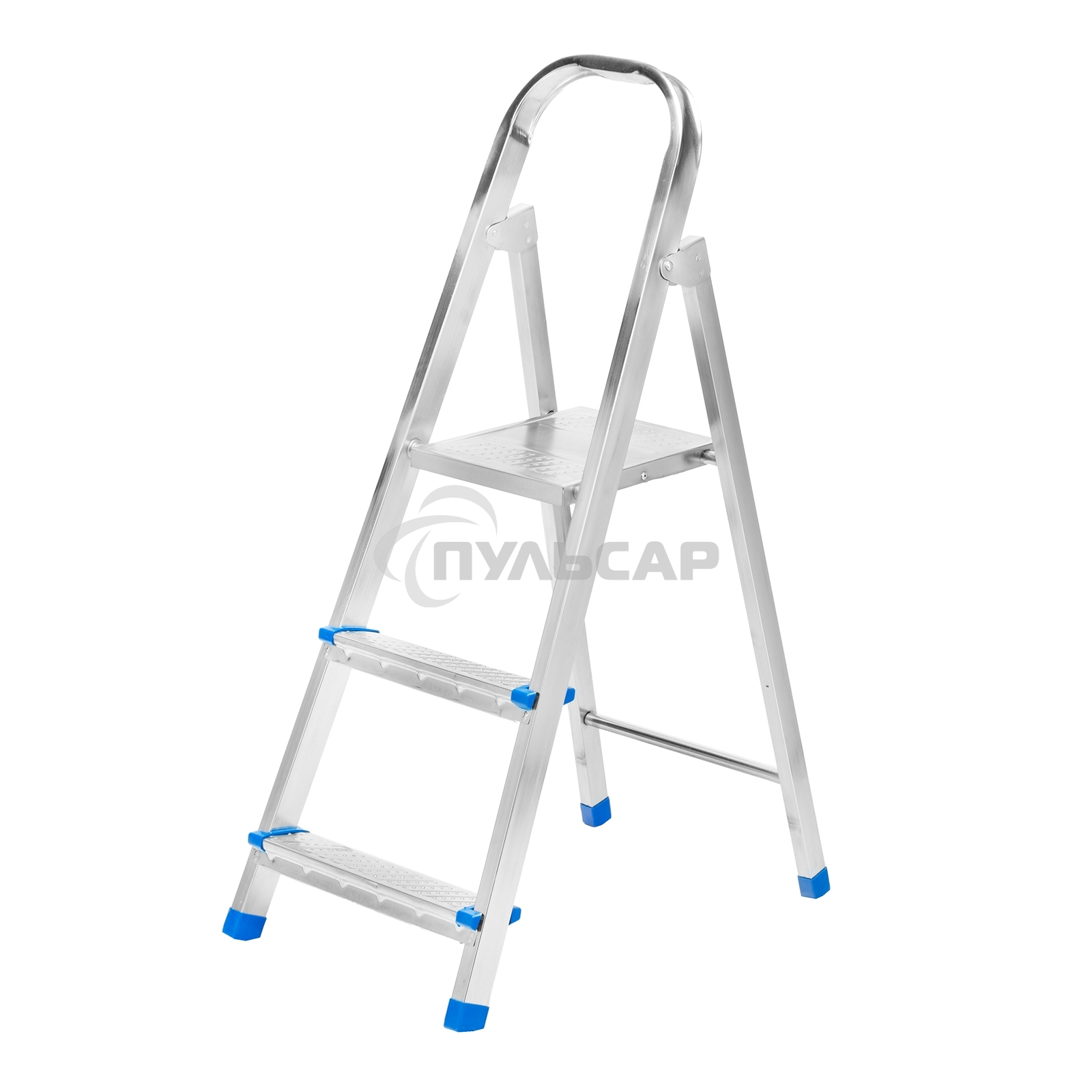 Стремянка Сибртех 3 ступени, стальная, оцинкованная