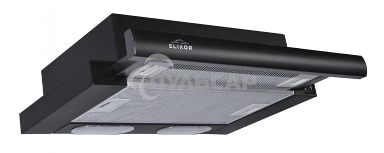 Вытяжка встраиваемая Elikor Интегра 50П-400-В2Л черный, 50 см, 400 куб. м/ч, 57 дБ