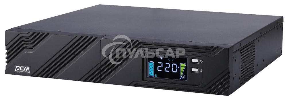 Источник бесперебойного питания Powercom Smart King Pro+ SPR-2000 LCD 1600Вт 2000ВА черный
